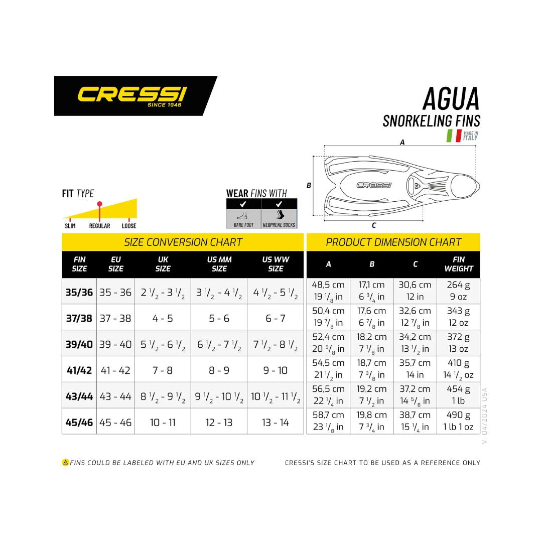 CRESSI AGUA SET SNORKELLING COMBO