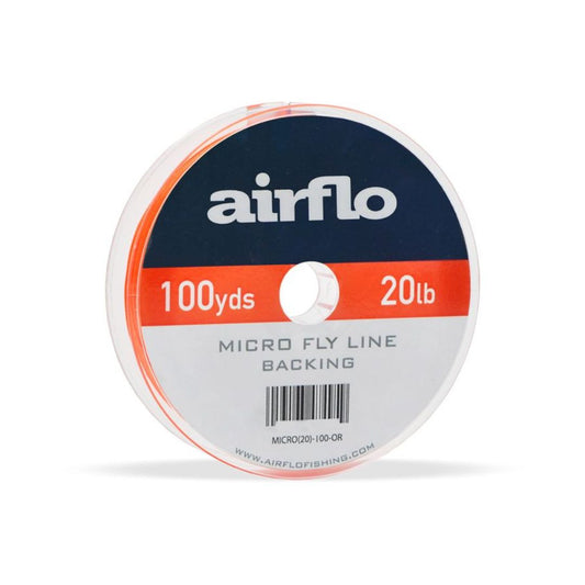 AIRFLO MICRO FLY LINE BACKING 20LB ORANGE
