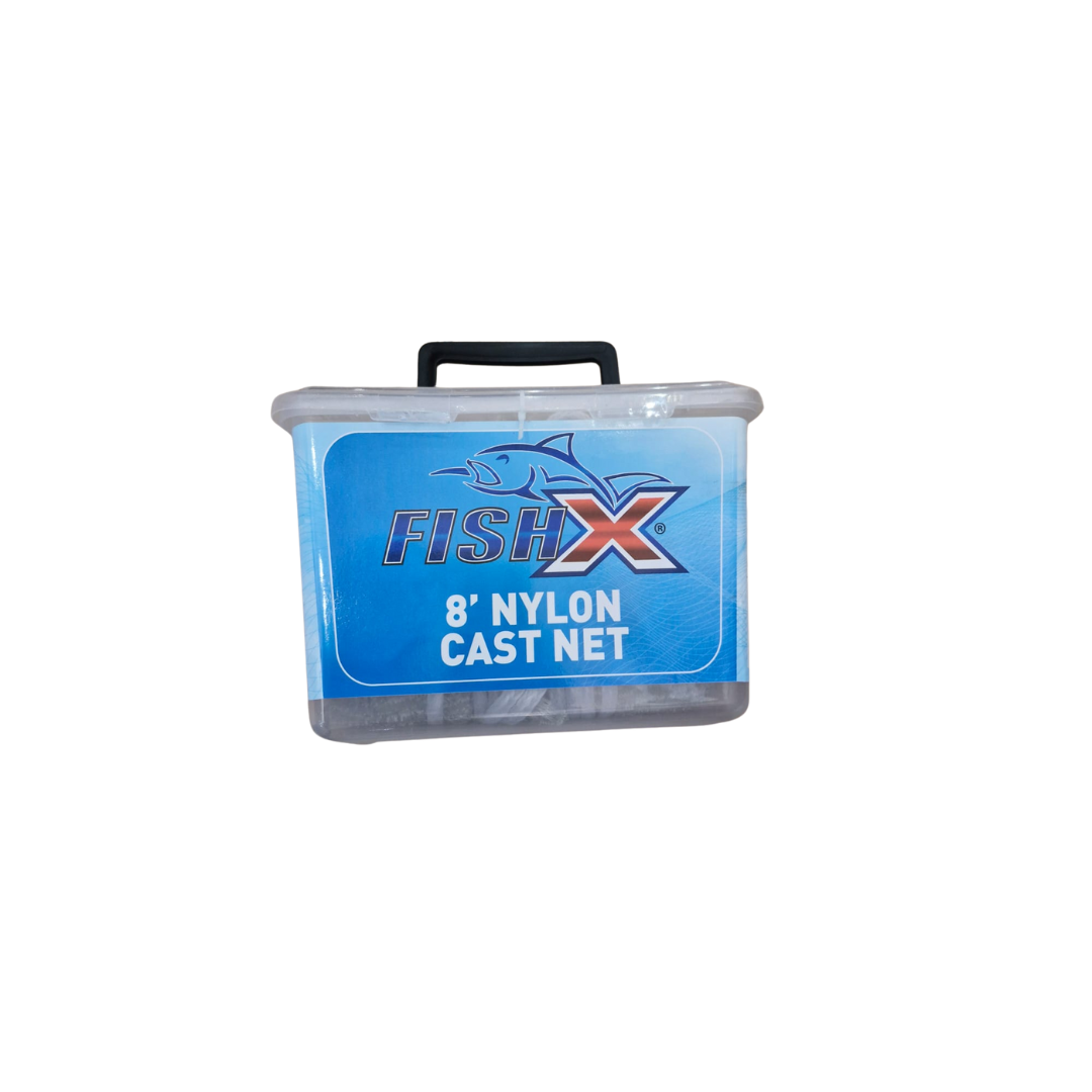 FISH X 8' NYLON CAST NET MONO