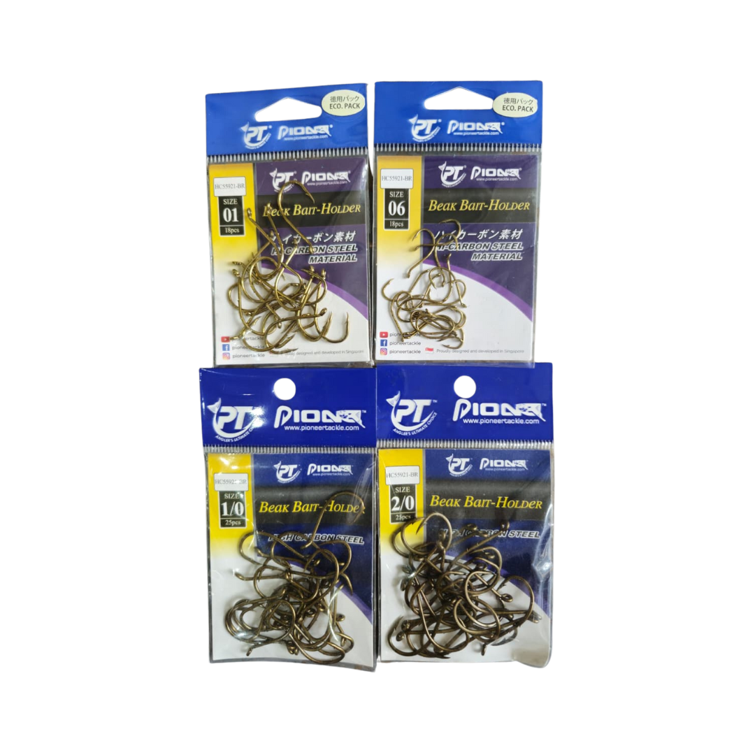 PIONEER BEAK BAIT-HOLDER HOOKS