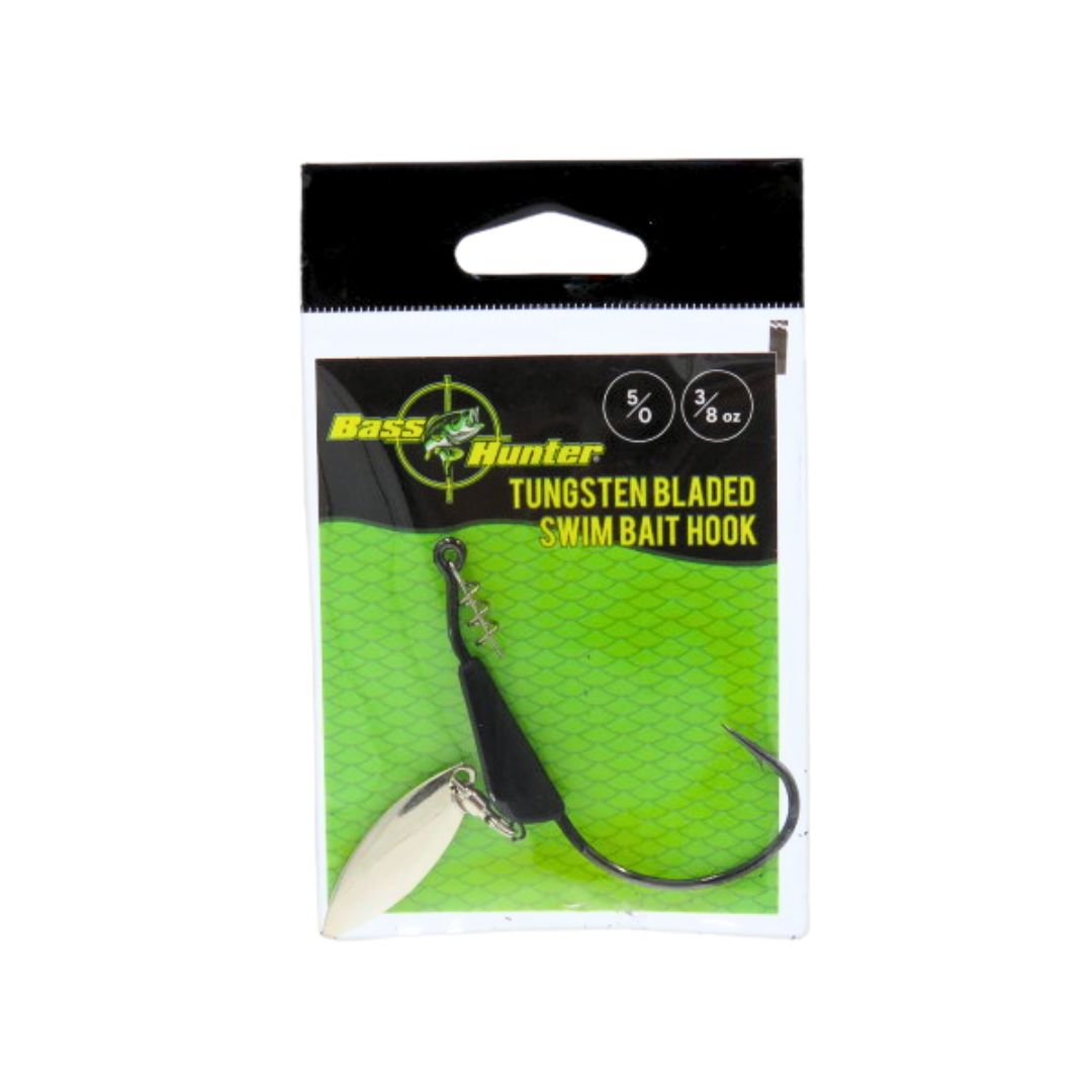 BASS HUNTER TUNGSTEN BLADED SWIMBAIT HOOKS