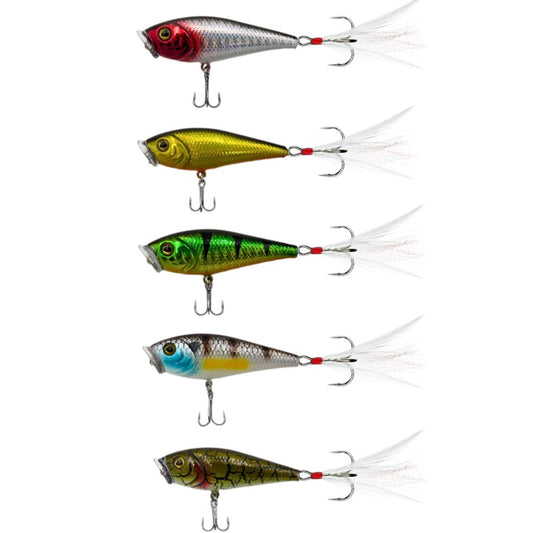 BASS HUNTER SPLASH POP TOPWATER POPPER 60MM