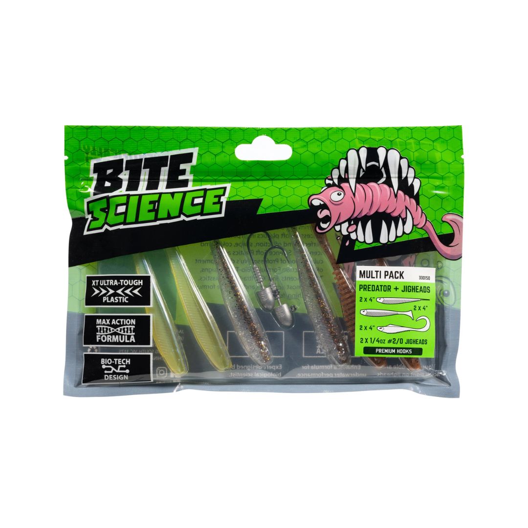 BITE SCIENCE MULTI PACK PREDATOR + JIGHEADS