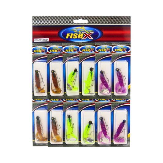 FISH X CURLY TAIL JIG 1/8OZ