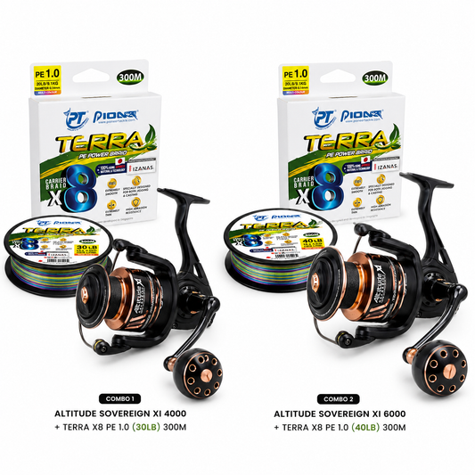 PIONEER ALTITUDE SOVEREIGN XI REEL + BRAID COMBO