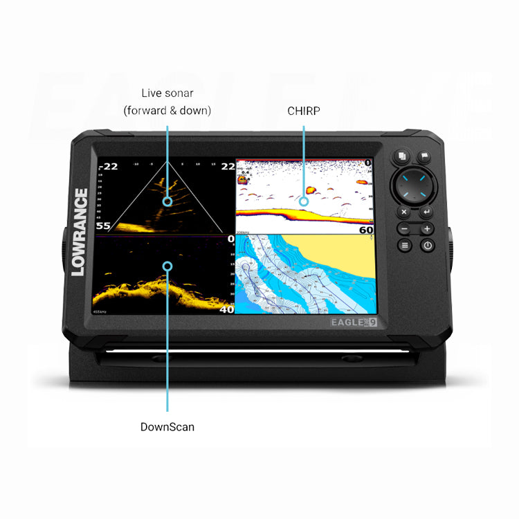 LOWRANCE EAGLE EYE 9 WITH LIVE SONAR
