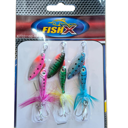 Fish X Bluefox Minnow Kit 3pc