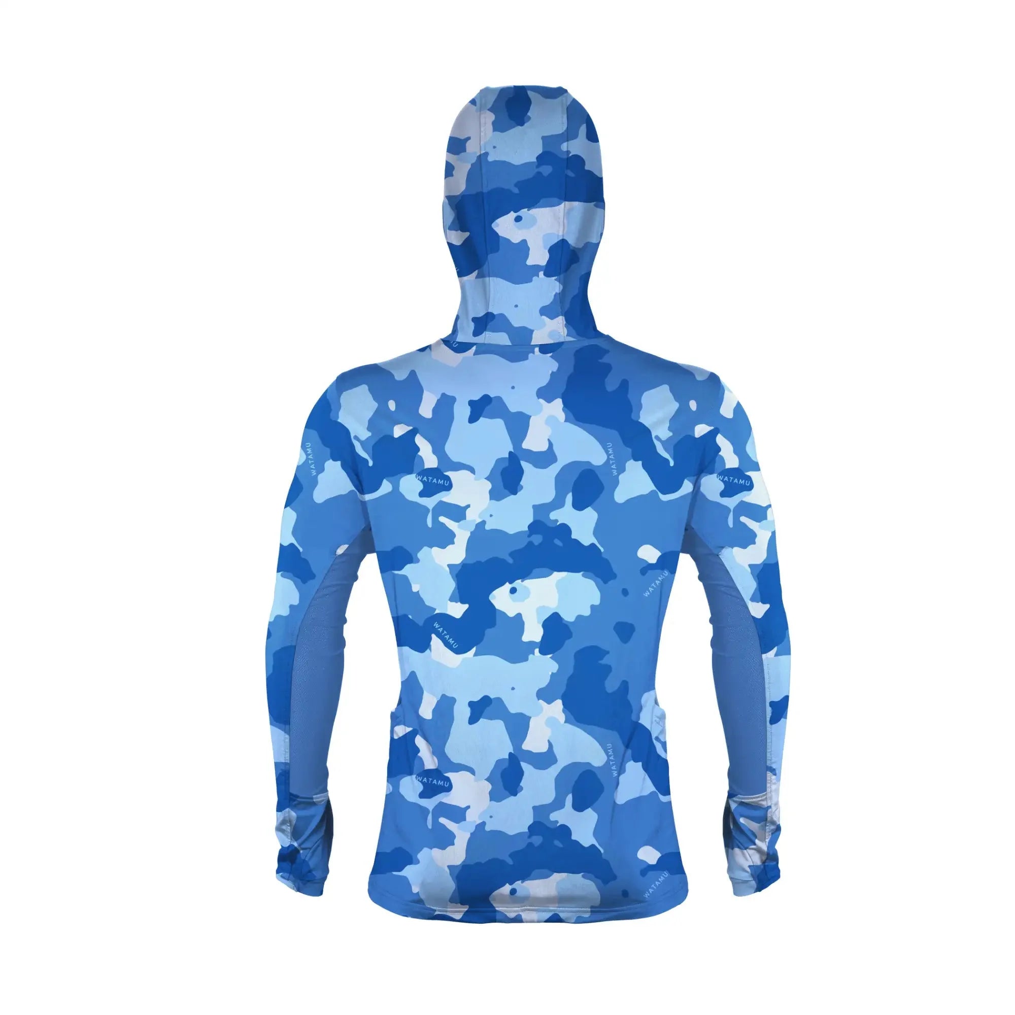 WATAMU INHANCE PERFORMANCE HOODIE CAMO BLUE