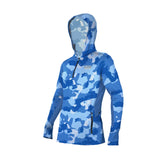 WATAMU INHANCE PERFORMANCE HOODIE CAMO BLUE