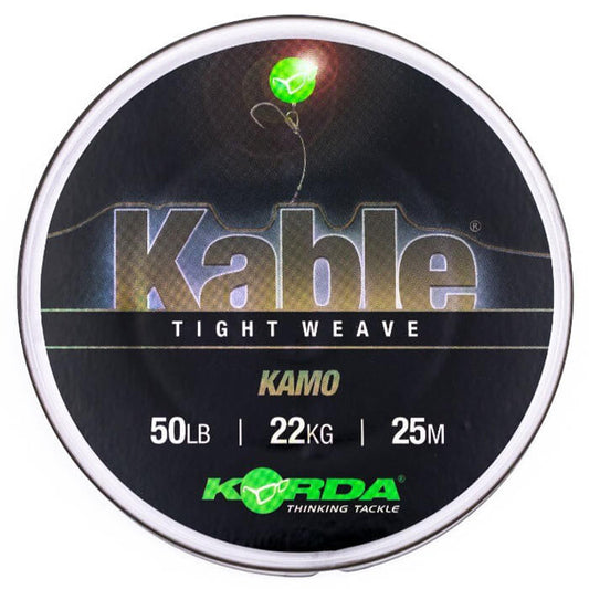 KORDA KABLE TIGHT WEAVE 25M 50LB