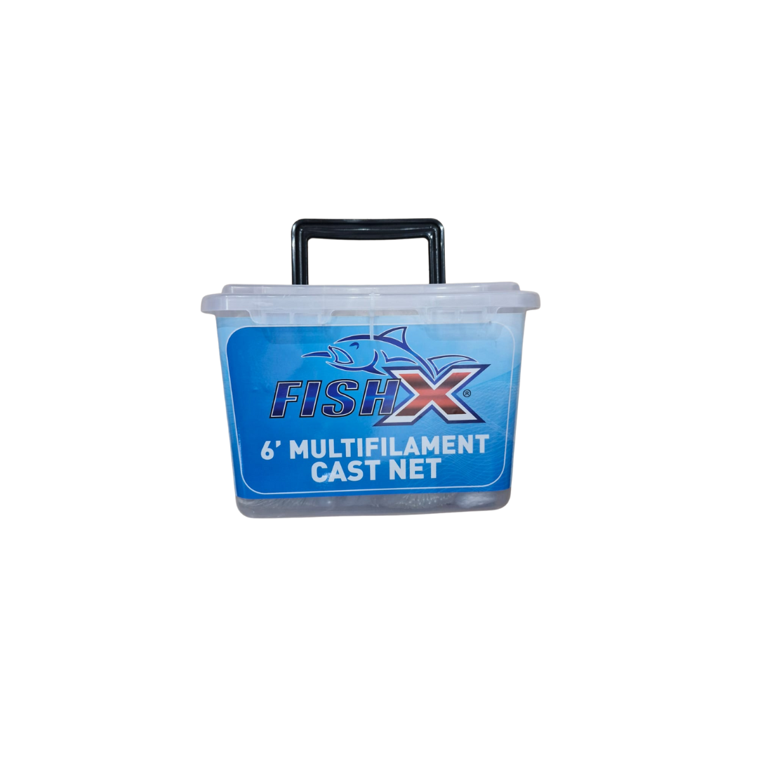FISH X MULTIFILAMENT CAST NET COTTON+BOX