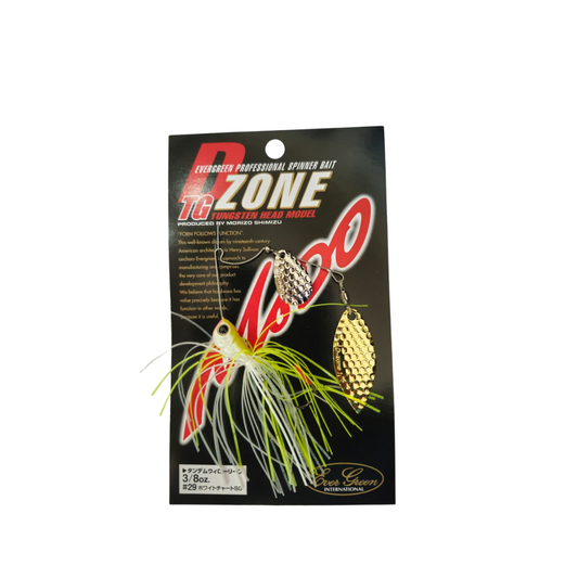 EVER GREEN D-ZONE TG TW 3/8OZ #29 WHITE CHART SG