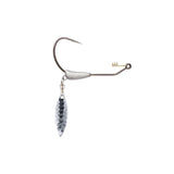 ZAPPU BLADING PILE DRIVER WEEDLESS UNDERSPIN SILVER (2 PACK)