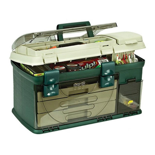 buy tackle box south africa Plano 3 Tray XL 737 Green Tackle Box | Tackle Bags & Boxes - Mias Angling