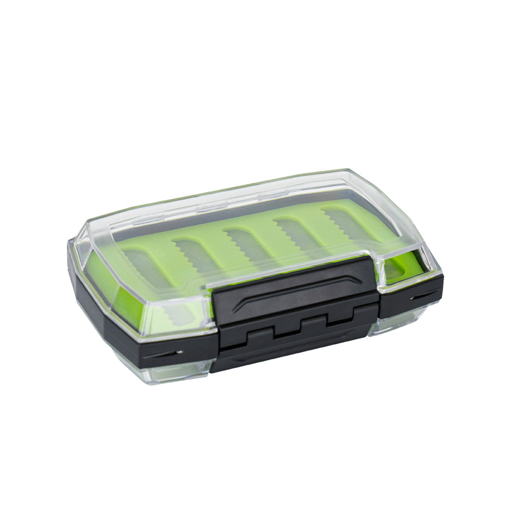 PREDATOR SLIT FOAM DOUBLE SIDED CLEAR SMALL FLY BOX AS116