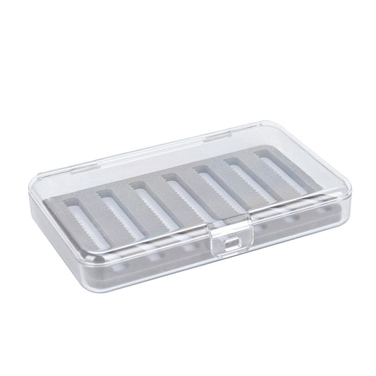 PREDATOR SLIT FOAM SINGLE CLEAR MEDIUM FLY BOX