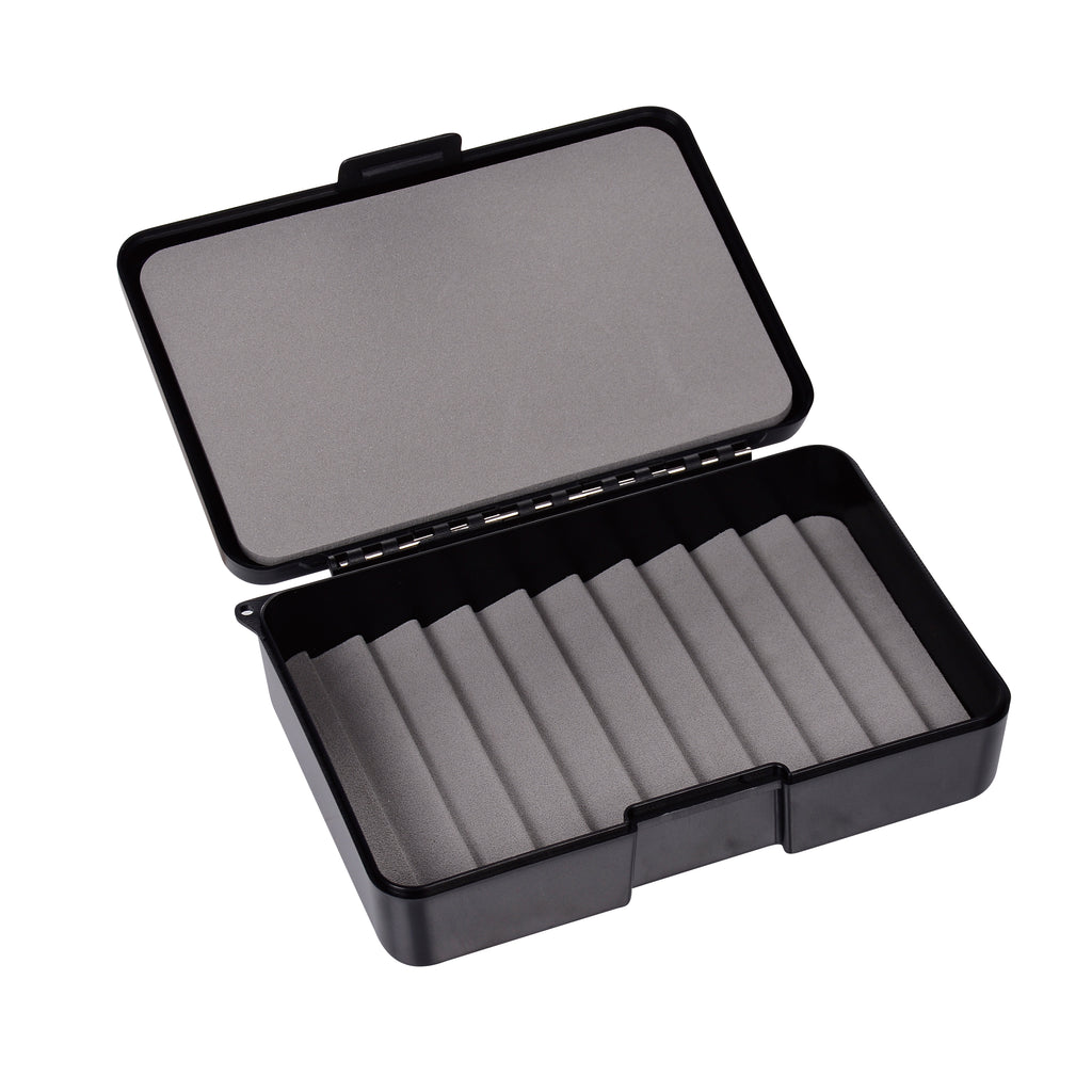 PREDATOR RIPPLE PLAIN BLACK MEDIUM FLY BOX – Mias Angling & Scuba