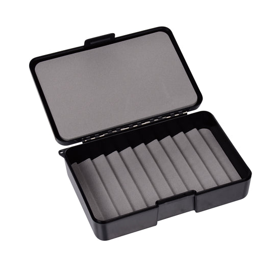 PREDATOR RIPPLE PLAIN BLACK MEDIUM FLY BOX