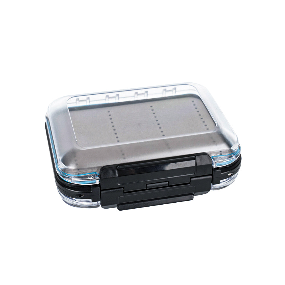 PREDATOR STREAMER SLOT FOAM DOUBLE SIDED MEDIUM CLEAR FLY BOX