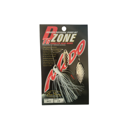 EVER GREEN D-ZONE TG DW 3/8OZ #43 CLEAR WATER SHAD