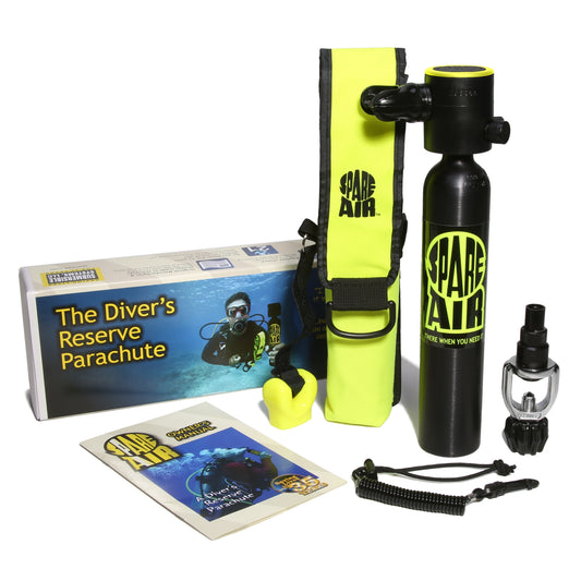 SPARE AIR SCUBA TANK SET BLACK