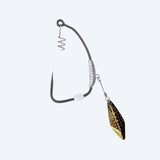 BKK TITANDIVER SWIMBLADE  SWIMBAIT HOOKS 2PC - GOLD BLADE