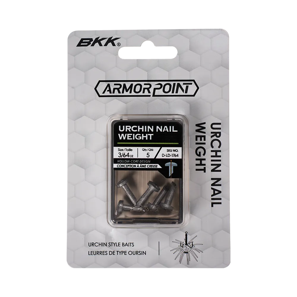BKK ARMOR POINT URCHIN NAIL WEIGHT 5PC