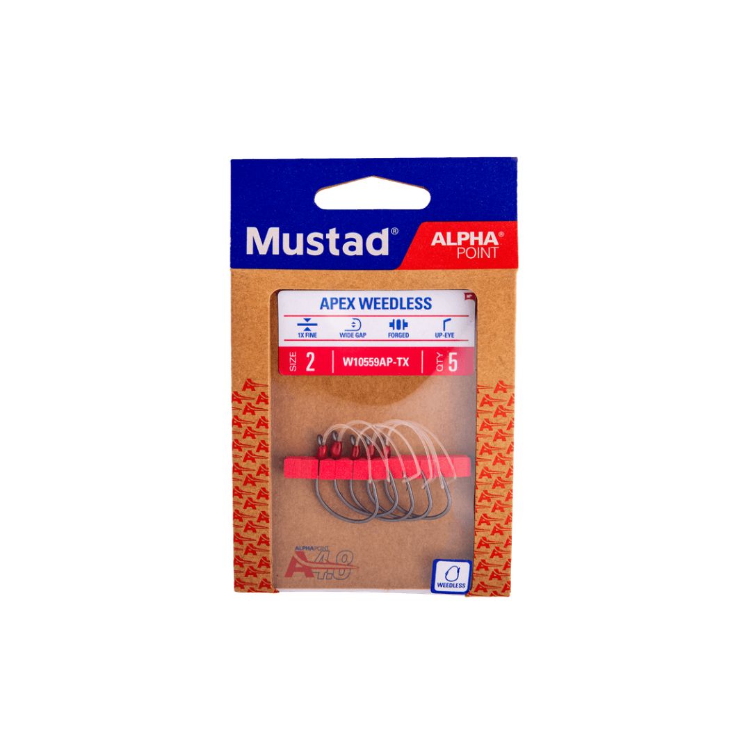 MUSTAD APEX WEEDLESS DROPSHOT HOOKS