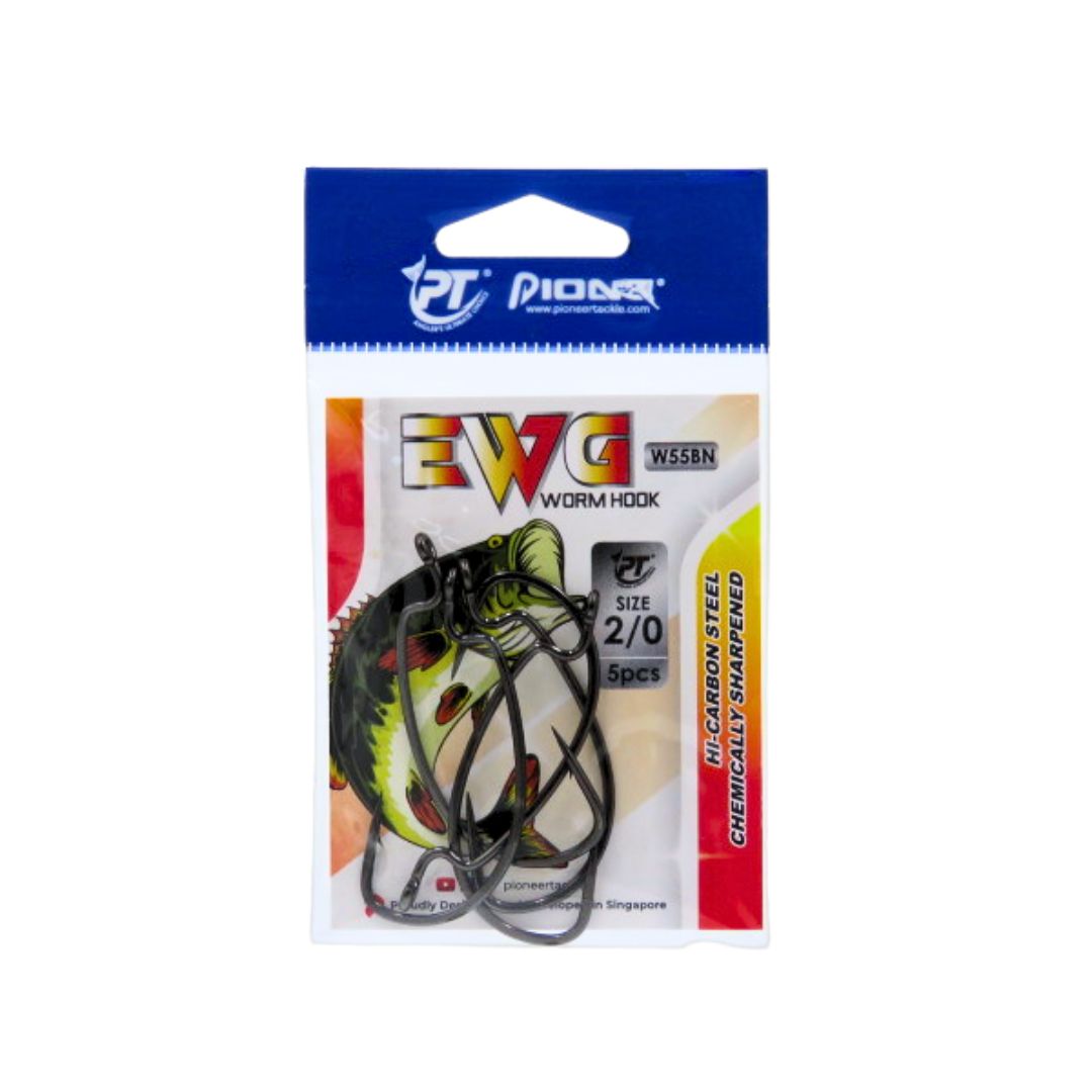 PIONEER EWG WORM HOOK 5PCS