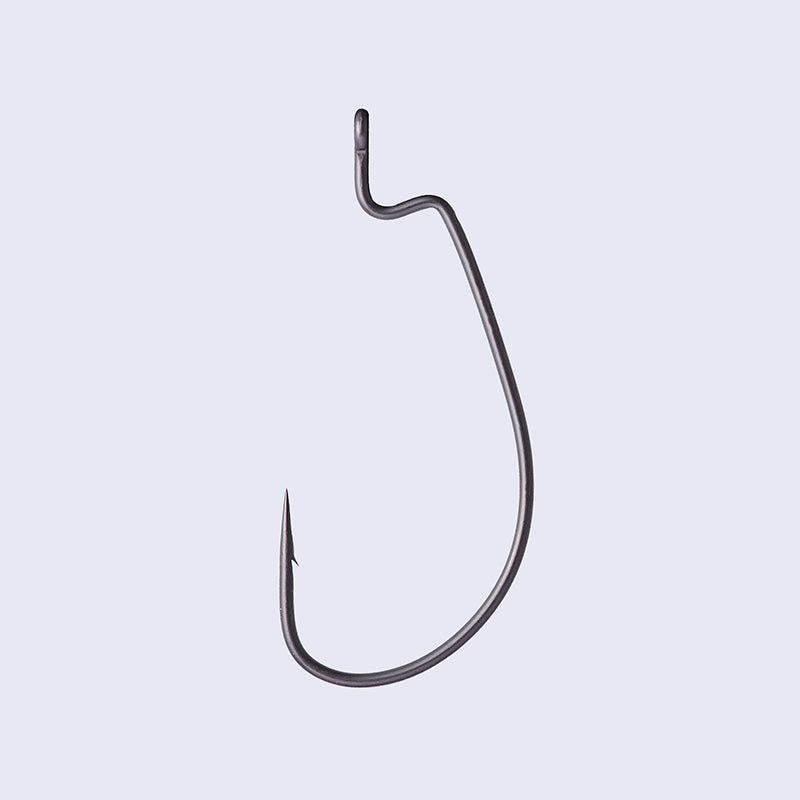 VANFOOK WORM 55B STEALTH BLACK FISHING HOOKS