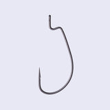 VANFOOK WORM 55B STEALTH BLACK FISHING HOOKS