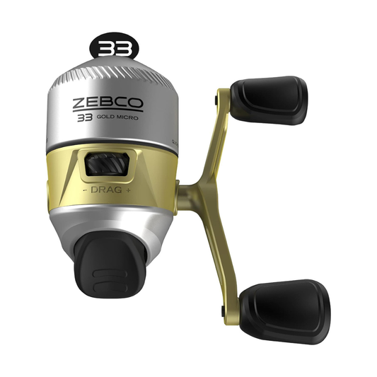 ZEBCO 33 GOLD MICRO SPINCAST FISHING REEL