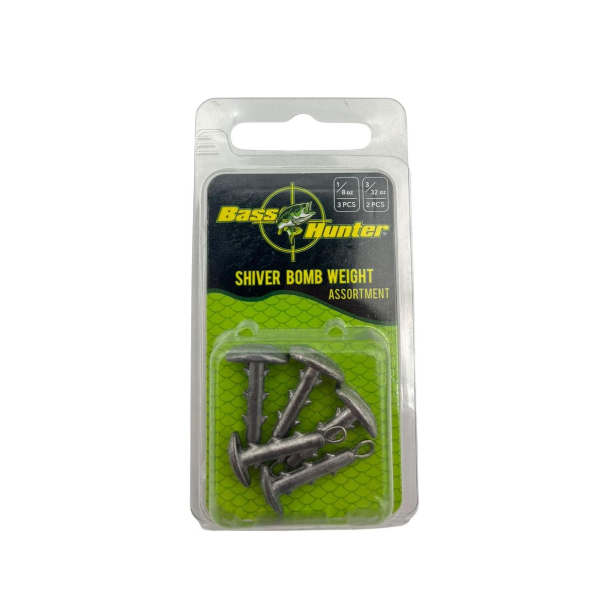 BASS HUNTER SHIVER BOMB WEIGHT ASSORTED