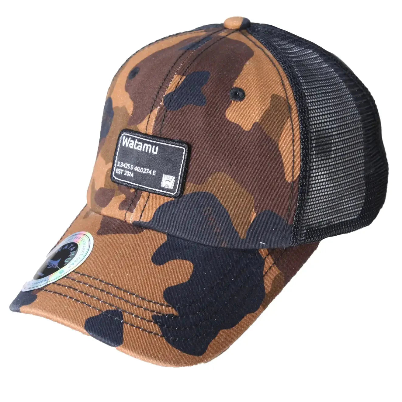 WATAMU TRUCKER SALMON CAMO CAP