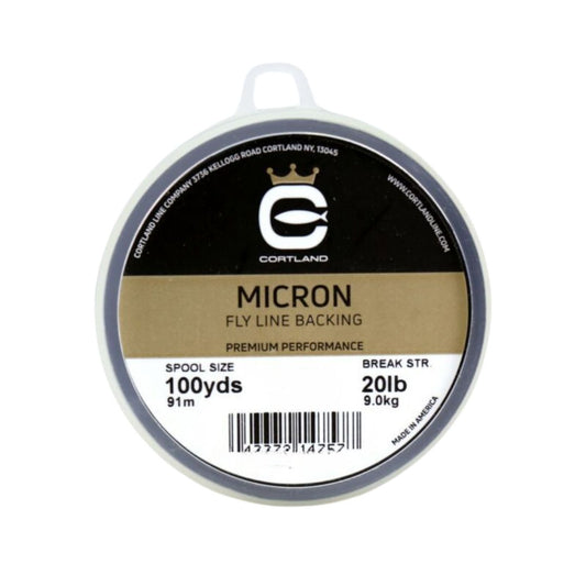 CORTLAND MICRON FLY LINE BACKING 20LB WHITE