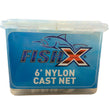 FISH X 6' NYLON CAST NET MONO