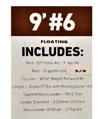 Daiwa S4 9' #6 Floating Fly Combo