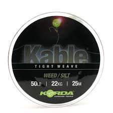 KORDA KABLE TIGHT WEAVE 25M 50LB