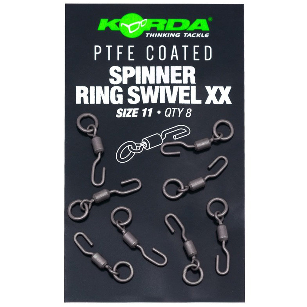 KORDA PTFE COATED SPINNER RING SWIVEL XX