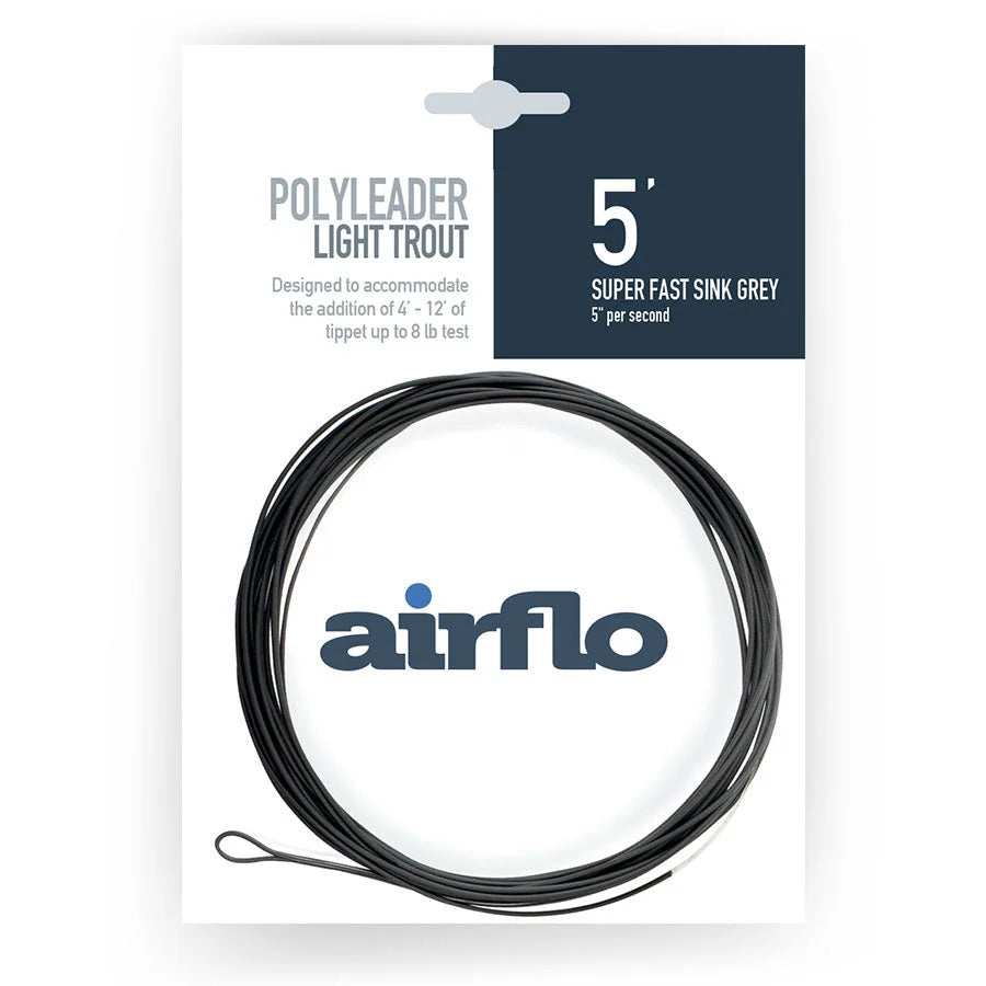AIRFLO POLYLEADER LIGHT TROUT 5' TIPPET