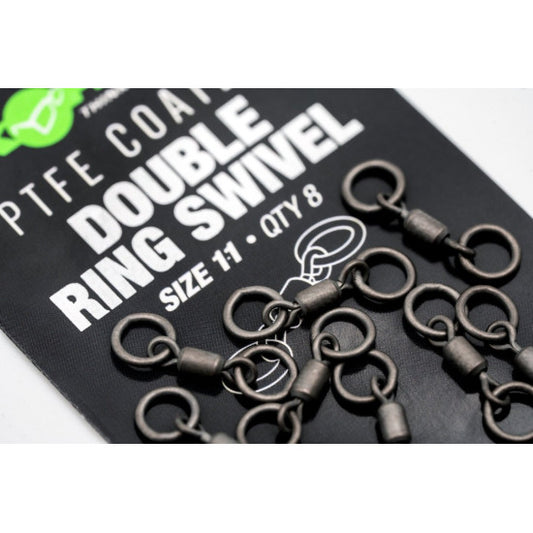 KORDA PTFE COATED DOUBLE RING SWIVEL SIZE: 11