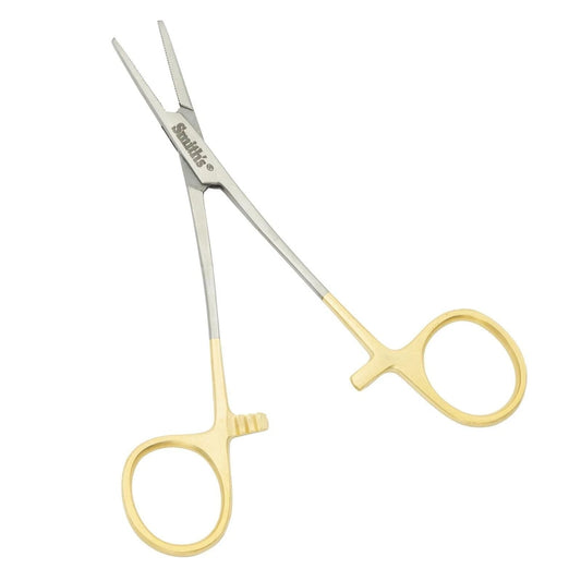 SMITH'S FORCEPS 5" HEMOSTATS SILVER/GOLD