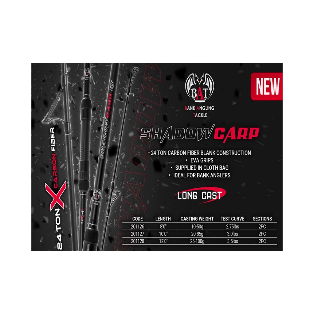 BAT SHADOW CARP RODS