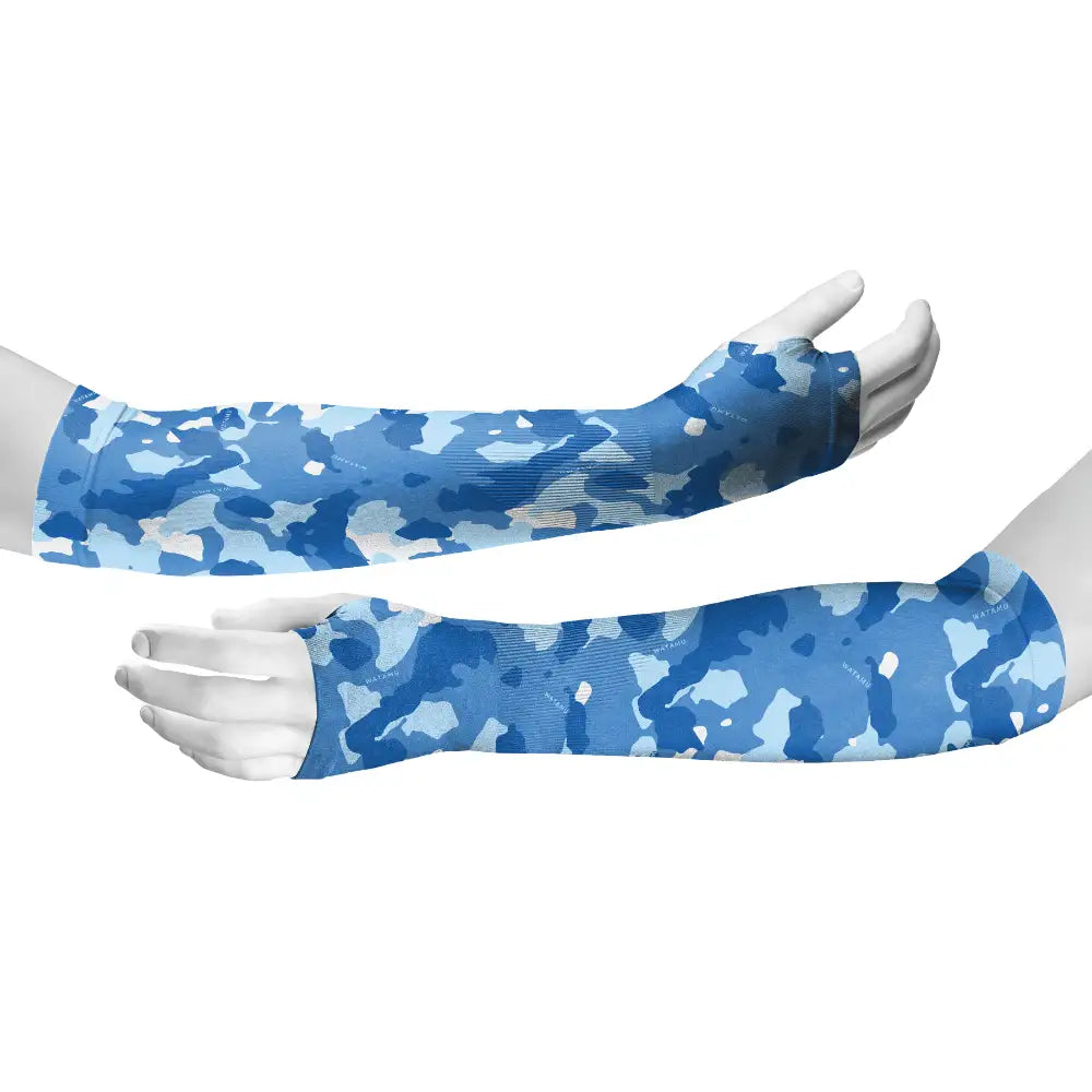 WATAMU INHANCE BLUE CAMO ARM SLEEVES