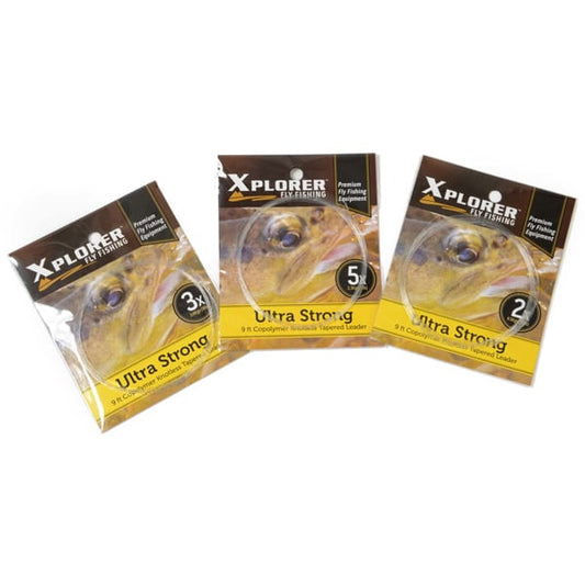 XPLORER ULTRA STRONG KNOTLESS TAPERED LEADER