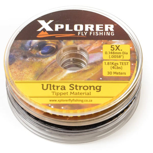 XPLORER ULTRA STRONG 30M TIPPET MATERIAL