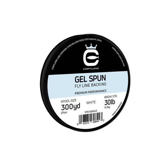 CORTLAND GEL SPUN FLY LINE BACKING 30LB WHITE